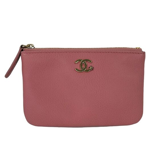 Chanel Handbags - Chanel CC+ Petite Camellia Pouch
